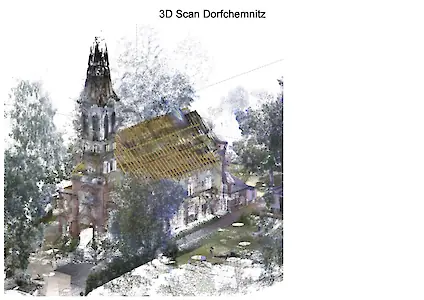 Bild in der Bildergallerie zu Kirche Dorfchemnitz: Turmsanierung mit Herz und Handwerk