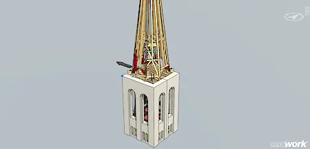 Bild in der Bildergallerie zu Kirche Dorfchemnitz: Turmsanierung mit Herz und Handwerk