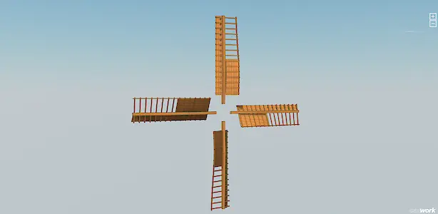 Bild in der Bildergallerie zu Restaurierung von Windmühlenflügel